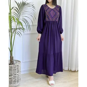 پیراهن ساحلی سوزن دوزی 2