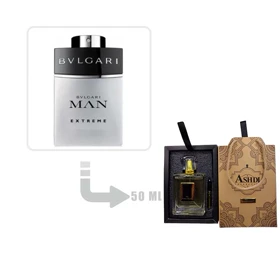 عطر ادکلن بولگاری من اکستریم مردانه 50 میل اشدی Bvlgari Man Extreme for Men Ashdi 50ml