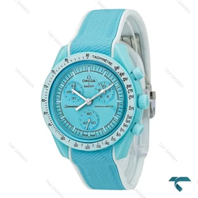 ساعت امگا سواچ بند رابر ماموریت به اورانوس آبی Swatch-7609-U