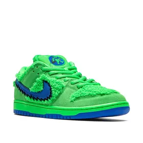 کتانی نایک اس بی دانک بدون ساق گریت فول سبز Nike x Grateful Dead SB Dunk Low Green Bear sneakers