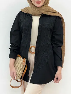 مانتو گلدوزی ترگل