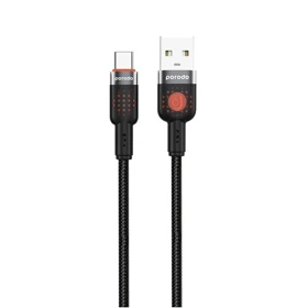 کابل تبدیل فست USB-A به Type-C پرودو مدل Braided Cable طول 1.2 متر