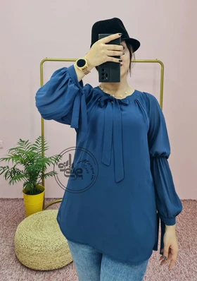 شومیز یقه کراواتی ( ایراد دار)