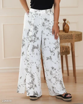 شلوار بگ زنانه تابستانه مدل یامین کد 2266 (اصالت ضمانت)