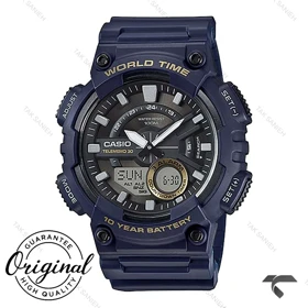 ساعت کاسیو مردانه AEQ-110W-2AV اصل سرمه ای Casio-11852-G