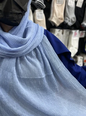 شال پلیسه اکلیلی مربعی تمام وارداتی