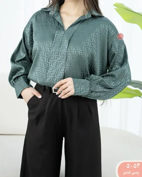 شومیز ساتن هوگون 5054