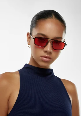 عینک آفتابی دی فرانکلین مدل D.franklin Muni LA Black / Red