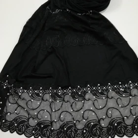 شال کویتی زنانه مدل کشی مجلسی گیپوری وارداتی اورجینال