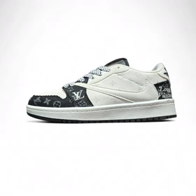 کتانی نایک ترویس طرح لی سفید مشکی