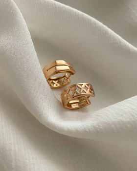 گوشواره دو لاین چند ضلعی ژوپینگ