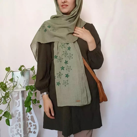 شال سبز شکوفه