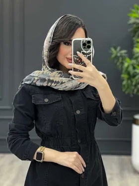 مانتو جین کمرکش