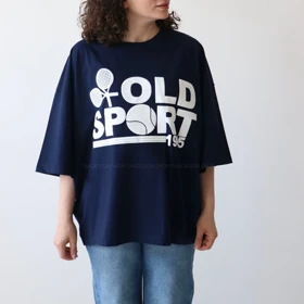 تیشرت باکسی لانگ old sport مدل 6048