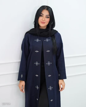 مانتو بلند زنانه مدل جمانه کد 2271