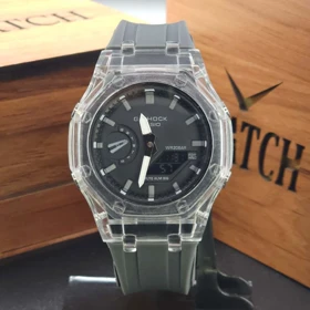 ساعت مچی مردانه و زنانه مدل G-Shock GA2100 طرح اورجینال، کیفیت عالی ، با بند رابر