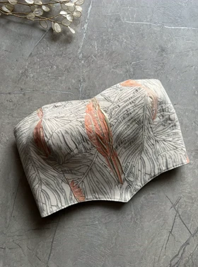 کراپ ژاکارد طوطی