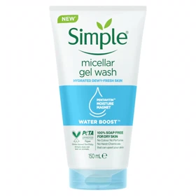 ژل شستشوی صورت سیمپل مدل Micellar مناسب برای پوست‌های حساس حجم 150ml