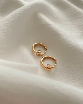 گوشواره حلقه‌ای پیچ ژوپینگ