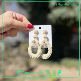 گوشواره حصیری بهار و تابستان کد gh1055