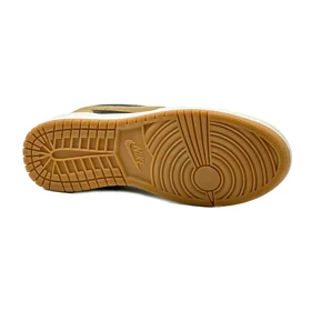 کفش کتانی اسپرت مردانه رنگ کرم مشکی مدل نایک NIKE Jordan 1 low
