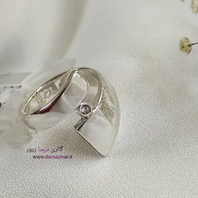 انگشتر سیلور تک نگین