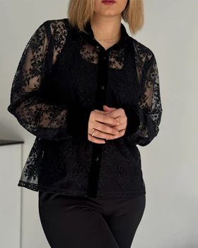 شومیز Lidia (مشکی)