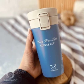 تراول ماگ قفل دار CAT 500 ML (آبی)