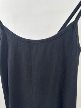 پیراهن میدی ساده مشکی