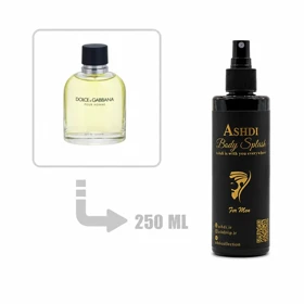 بادی اسپلش دولچه گابانا پور هوم 250 میلی اشدی DOLCE & GABBANA Pour Homme