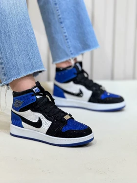 1264 کتانی ونس ساق‌دار زنانه نایکی جردن 1 فول نگین nike jordan 1