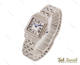 ساعت مچی کارتیه پنته زنانه نقره ای مدیوم Cartier-3189-L