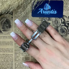 ساعت کارتیر تانک زنانه نقره ای سایز کوچک w-2445