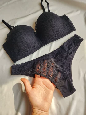 ست سوتین و شورت با ابرنازک فنردار NBB کد: 4848