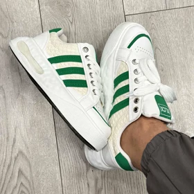 کفش و کتانی لژدار مردانه مدل آدیداس ADIDAS رنگ سفید فسفری
