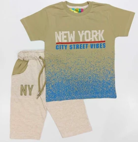 تیشرت و شلوارک پسرانه NEW YORK