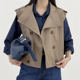وست زنانه حلقه‌ای کتان زارا | آی بولک