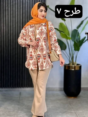 مانتو لینن تینا کد 1832