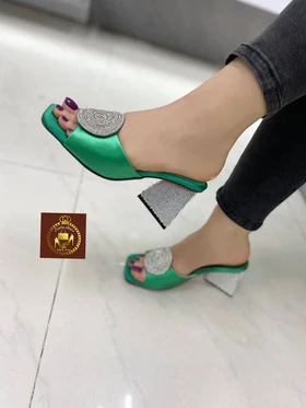 صندل روفرشی نگینی مجلسی زنانه رزا