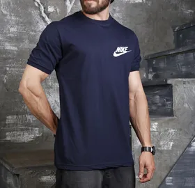 تیشرت مردانه رنگ سرمه ای نایک NIKE آستین کش