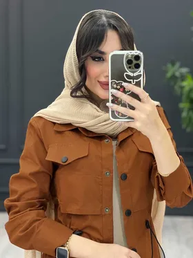 مانتو دانشجویی بلند کمرگت