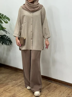 مانتو لینن طوطیا 6 کد 3628