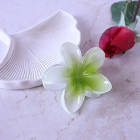 کلیپس مو زنانه مدل گل پلومریا سیران کد np17