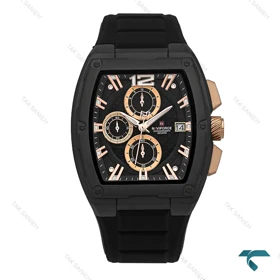 ساعت سه موتوره نیوی فورس NF8050 مردانه مشکی طلایی NaviForce-7721-G