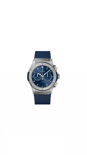 ساعت هابلوت سه موتوره مردانه نقره ای سرمه ای (کرنوگراف) Hublot Diamonds Silver