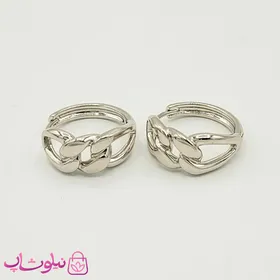 گوشواره حلقه‌ای ژوپینگ کارتیه نقره ای