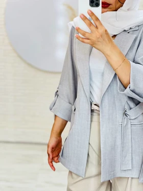 کت دیپلمات سگک دار