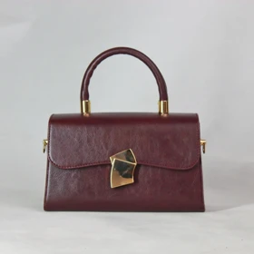 کیف دستی زنانه نیلوفر رنگ زرشکی کد5803
