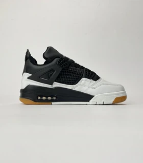 کفش روزمره نایک جردن 4 مشکی سفید