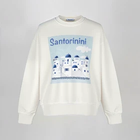 دورس زنانه دندی طرح سانتورینی سویشرت زنانه Santorini
